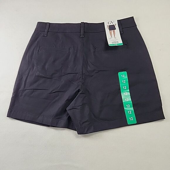 New - Gloria Vanderbilt Women's Chino Shorts Stretch Twill 5" Inseam Size 12 - Picture 6 of 12